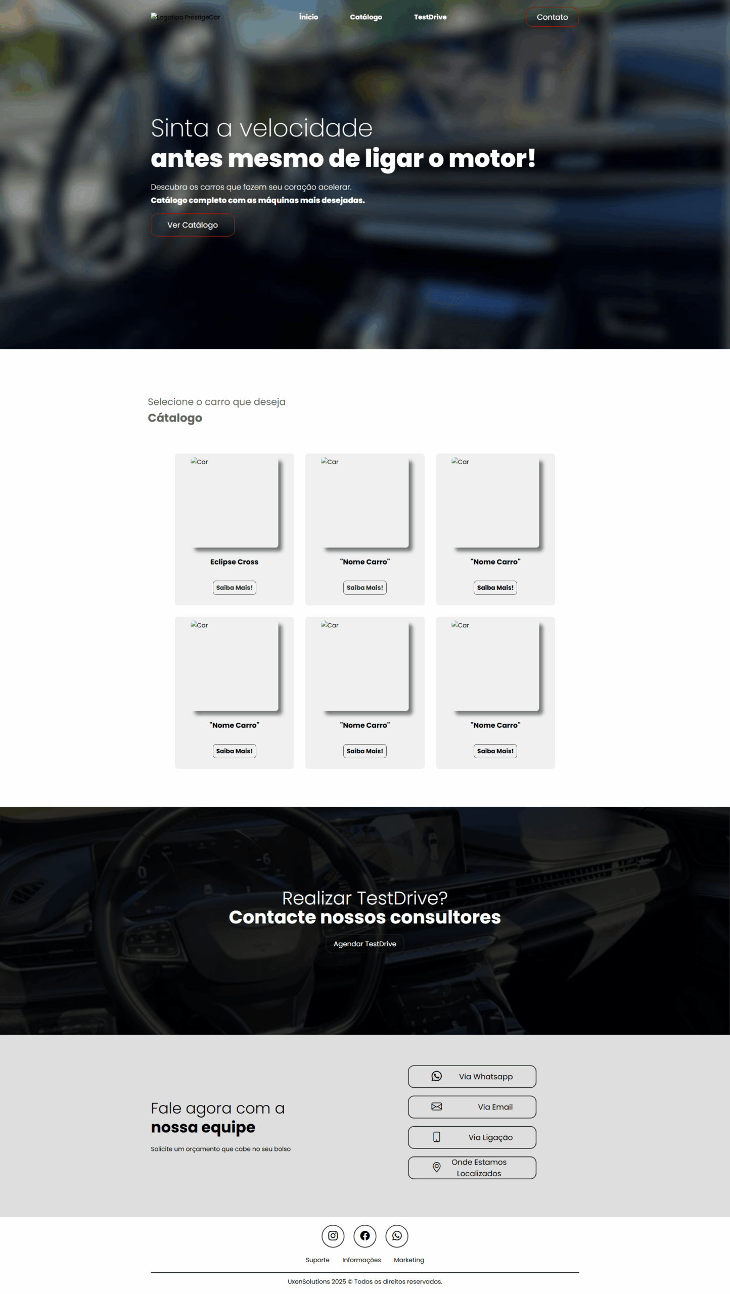 Catálogo de Carros