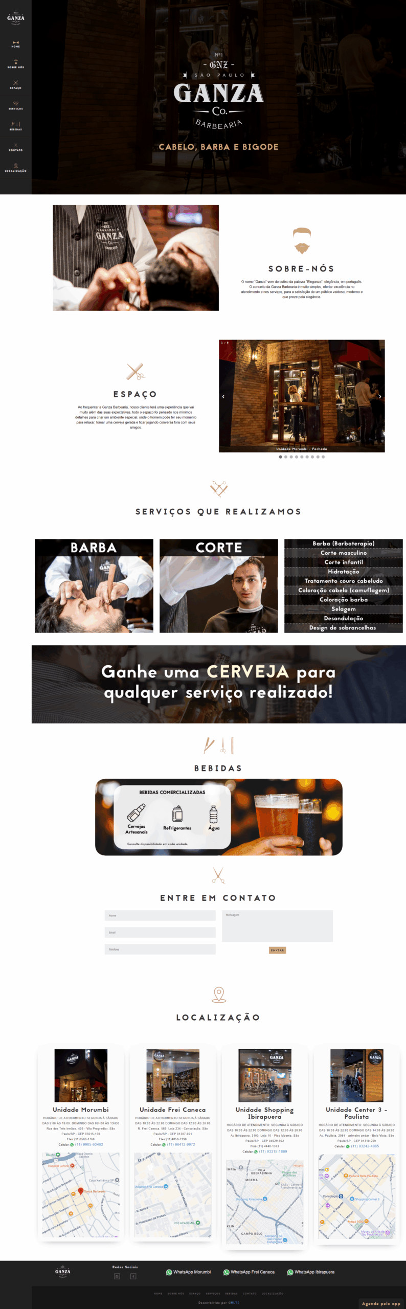 Site de Barbearia